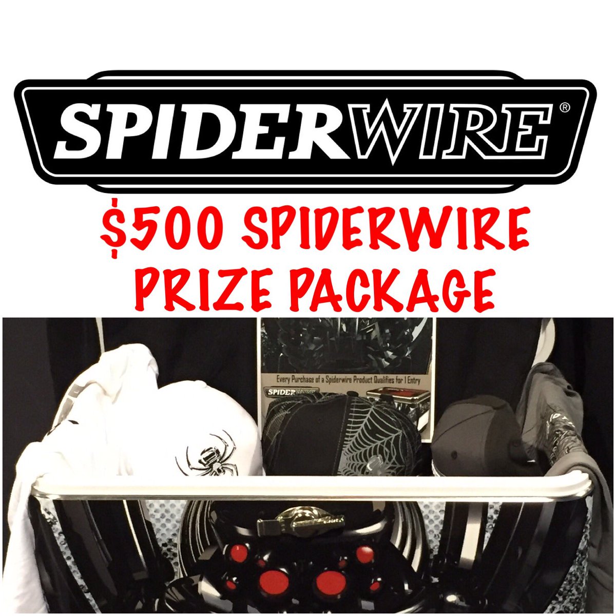 CONTEST: Purchase a #Spiderwire product, bring receipt to Pure Fishing Booth for entry ballot! #2016SFBS <a href="/COSSnews/">Community Coss News</a>