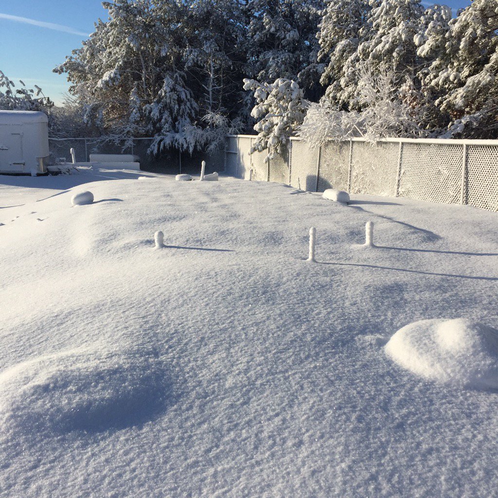 -8 F this morning at Massachusetts Alternative Septic System Test Center