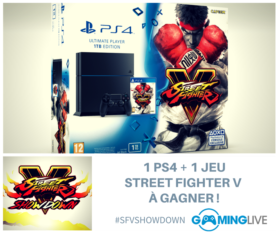 FOLLOW + RT ce tweet pour tenter de gagner le gros lot du jour ! #SFVSHOWDOWN <a href="/KenBogard/">Ken Bogard</a> twitch.tv/gaminglive_tv1