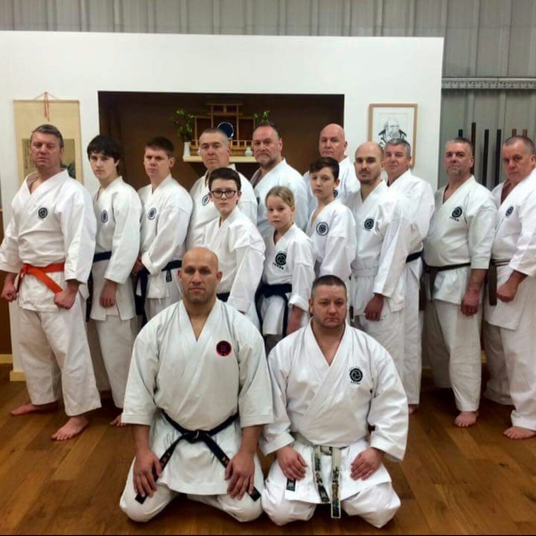 Great mornings study at Koryu Kyudokan dojo of Kubudo using bo staff and the transition into ( okinawan hand) Te.