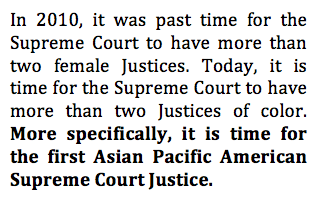 cdkang76's tweet photo. Our #AAPI opportunity for hope, change &amp; history: @POTUS, Nominate 1st #AAPI #SCOTUS Justice https://t.co/6M8t6gFHol https://t.co/Qc9oe1dzZH