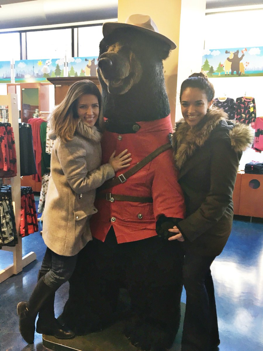 My sister found me a new boyfriend! #RCMP #Mountie #BearHug #OhCanada