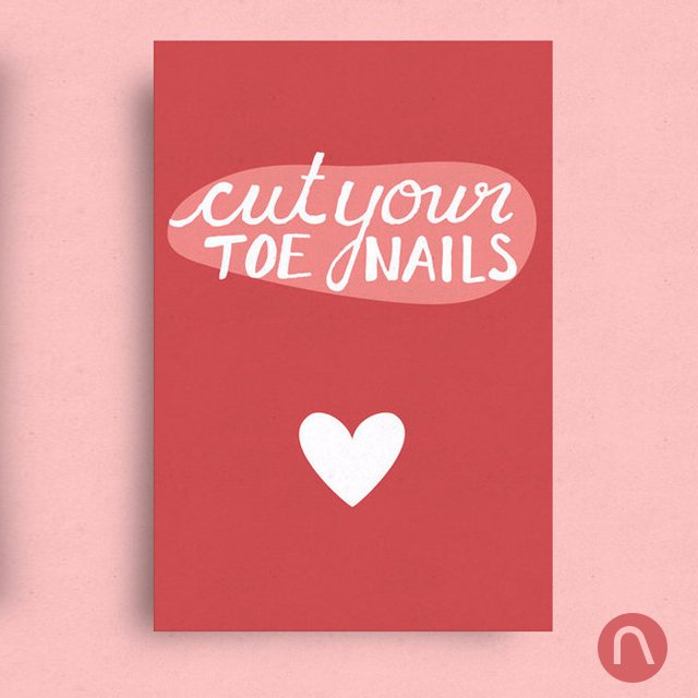 Coupe tes ongles...
Bonne #SaintValentin
Cut your toenails...
Happy #SaintValentine