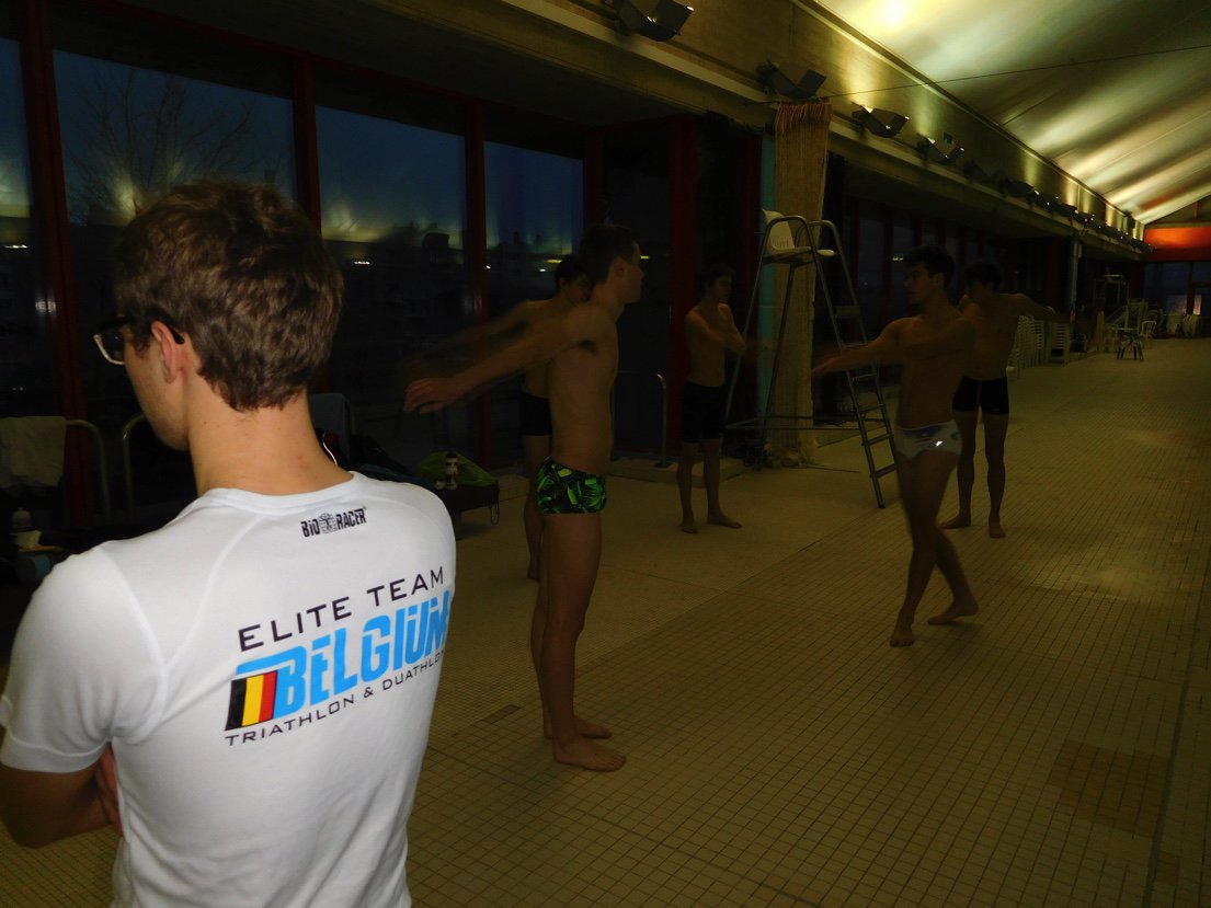 Morning workout Olympic youth@Team Belgium@bioracer@vtdl