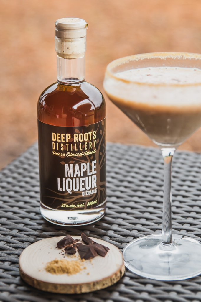 DeepRootsPEI's tweet image. Looking for something sweet for Valentine&apos;s Day? Try the Maple-tini! deeprootsdistillery.com/recipes/ #DeepRootsDistillery