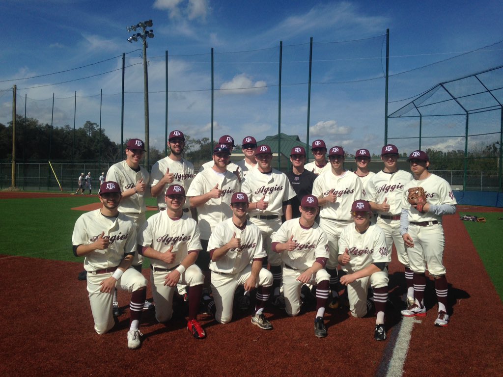 TAMU Club Baseball on Twitter: "Happy group of Aggies after this