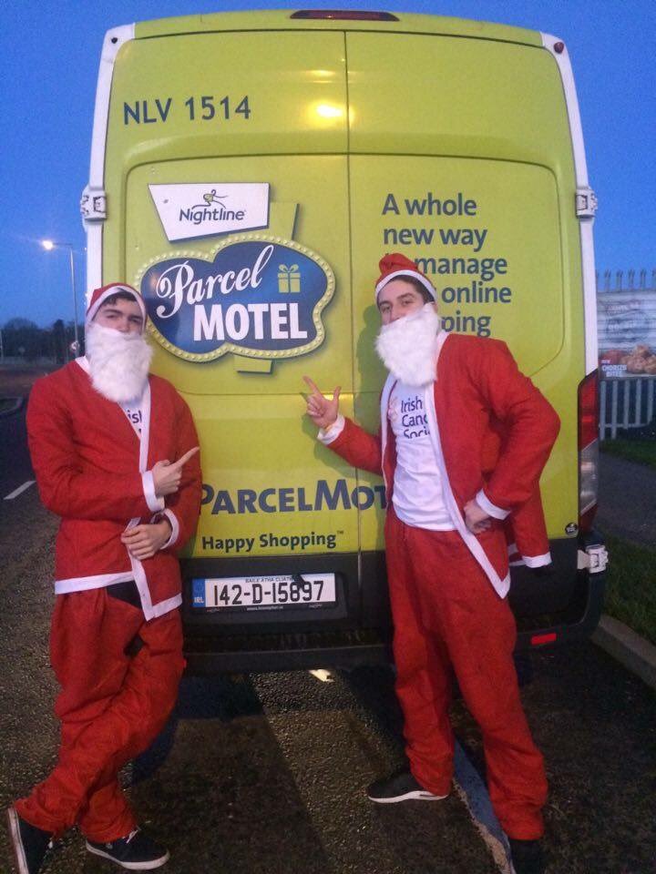 Another huge thank you to these guys at @ParcelMotel who made out whole adventure possible #DCUBegBorrowSteal #Class