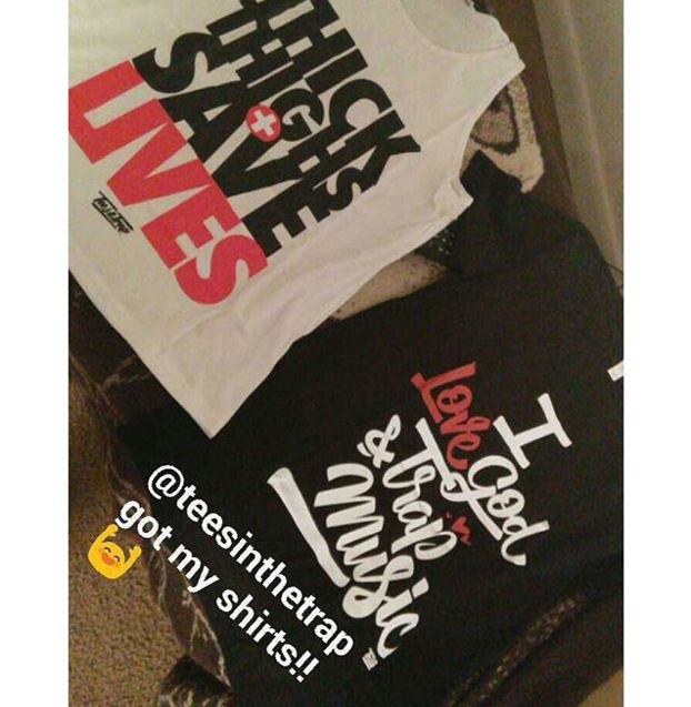 teesinthetrap's tweet photo. @malibubaii super excited about her #teesinthetrap shirts! Thanks for your support. Shop at https://t.co/O7YmtCs4By! https://t.co/KqNLSWKjMq