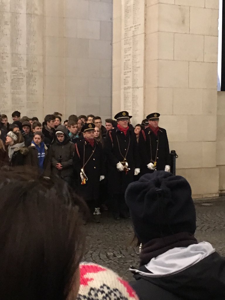 HumsWalbottle's tweet photo. @walbottlecampus Day 1: Our students were fantastic at during the Last Post ceremony in Ypres. https://t.co/e4brbP6Yth