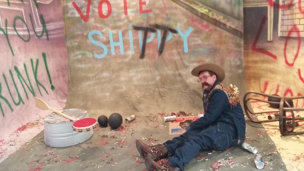 <a href="/Shippy/">Shippy</a> aka <a href="/CliftonChildree/">Clifton Childree</a> Campaigning for #MiamiCityCommission at <a href="/ArtWynwood/">Art Wynwood</a> -- Courtesy of <a href="/locustprojects/">Locust Projects</a>