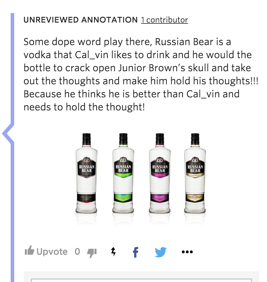 begottensun's tweet photo. "I'll crack open your skull with a bottle of Russian and tell you to hold the thought my nigga" #UsedToRunIt ish.. https://t.co/lr7A3pXqfO
