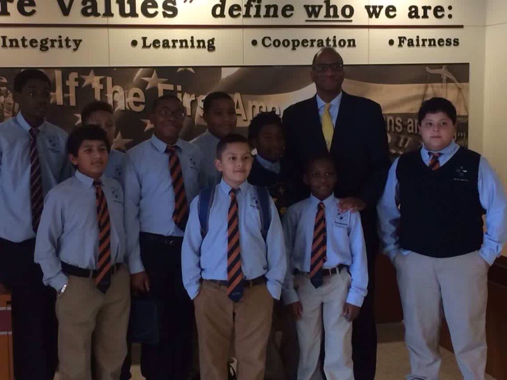 Polaris gents met Wil Haygood @ TSU law school yesterday to hear him discuss his book "The Butler" #kipphouston