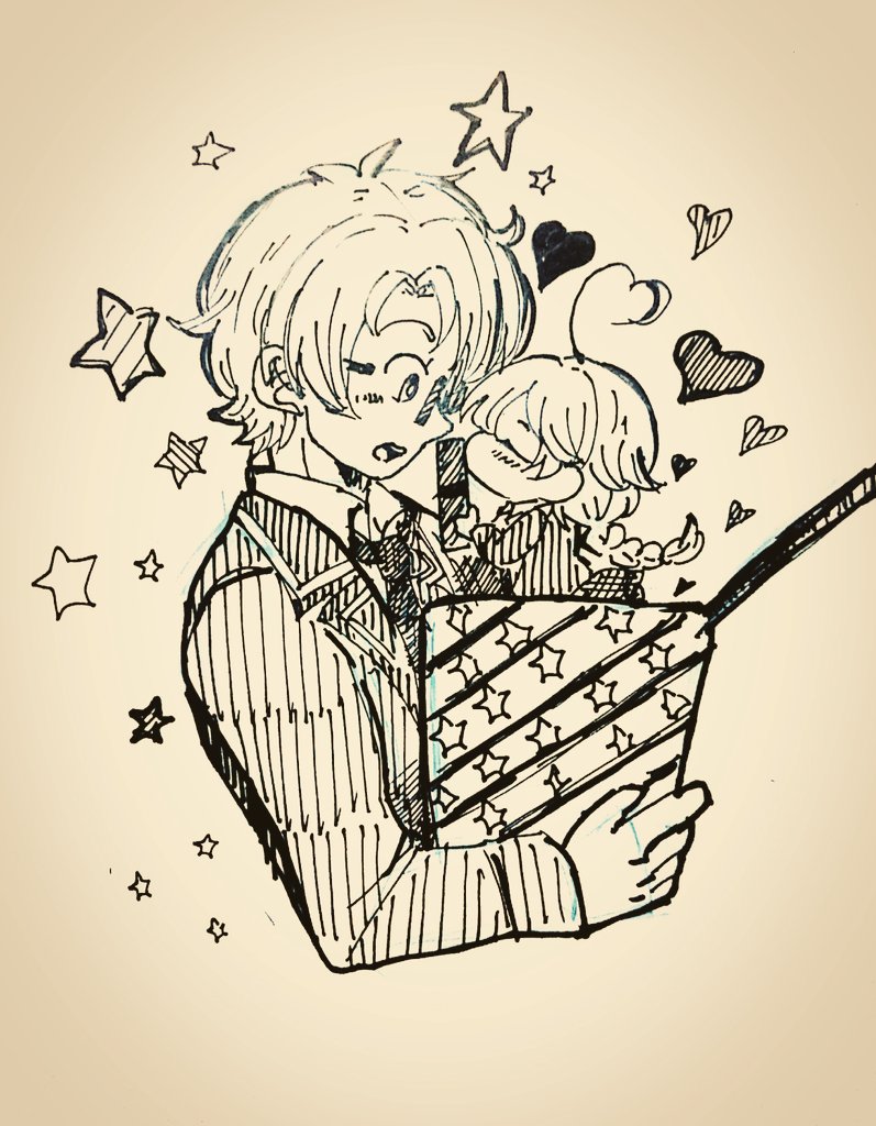 『大好き』をこめたびっくり箱。中身は開けてからのお楽しみ。

 #あんスタ転校生受版深夜の真剣一本勝負 