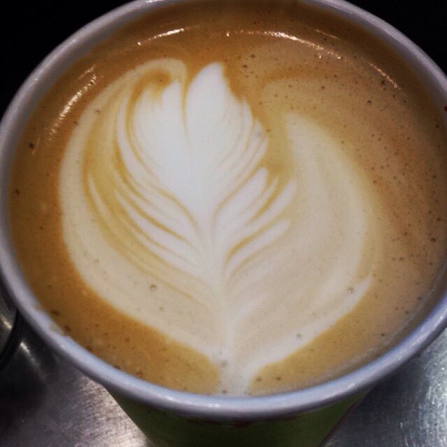 I've put this on all my social media but I'm really proud of the latte art I made yesterday
