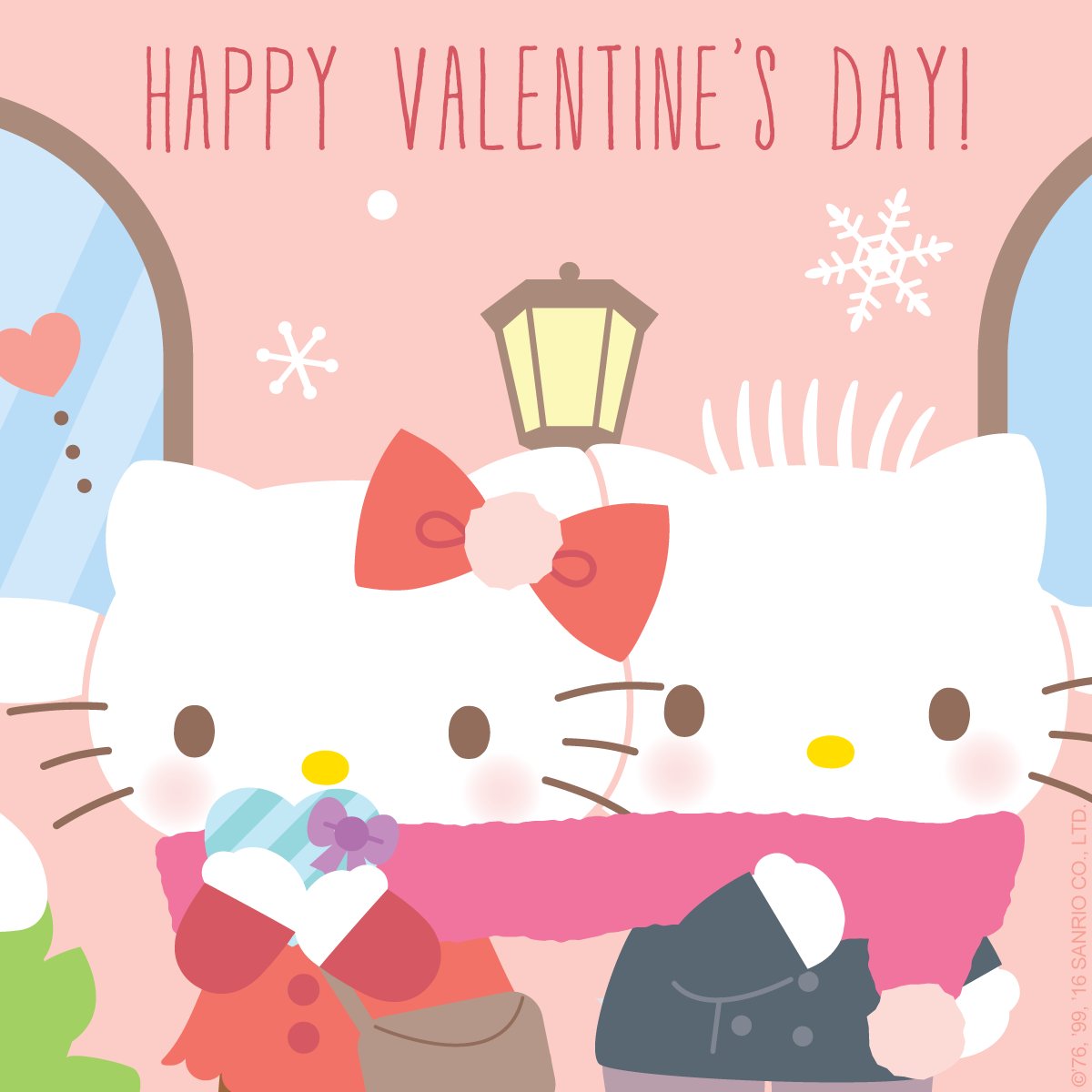 Hello Kitty Wallpaper Happy Valentine Hello Kitty  照片图像