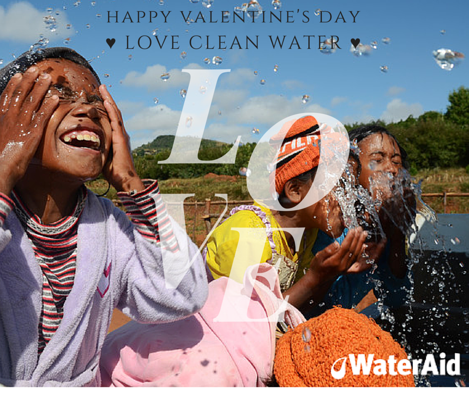 WaterAidUK's tweet photo. ♥ Happy #ValentinesDay. Love clean water, love life - because water is life!  #ValentinesAroundTheWorld ♥ https://t.co/EiPf52Xpww