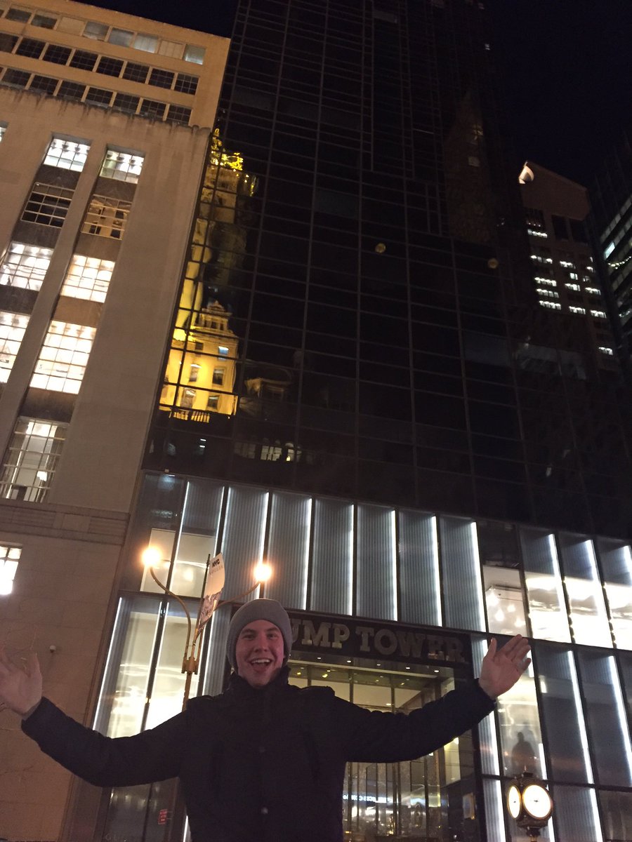 Head boy found trump tower!