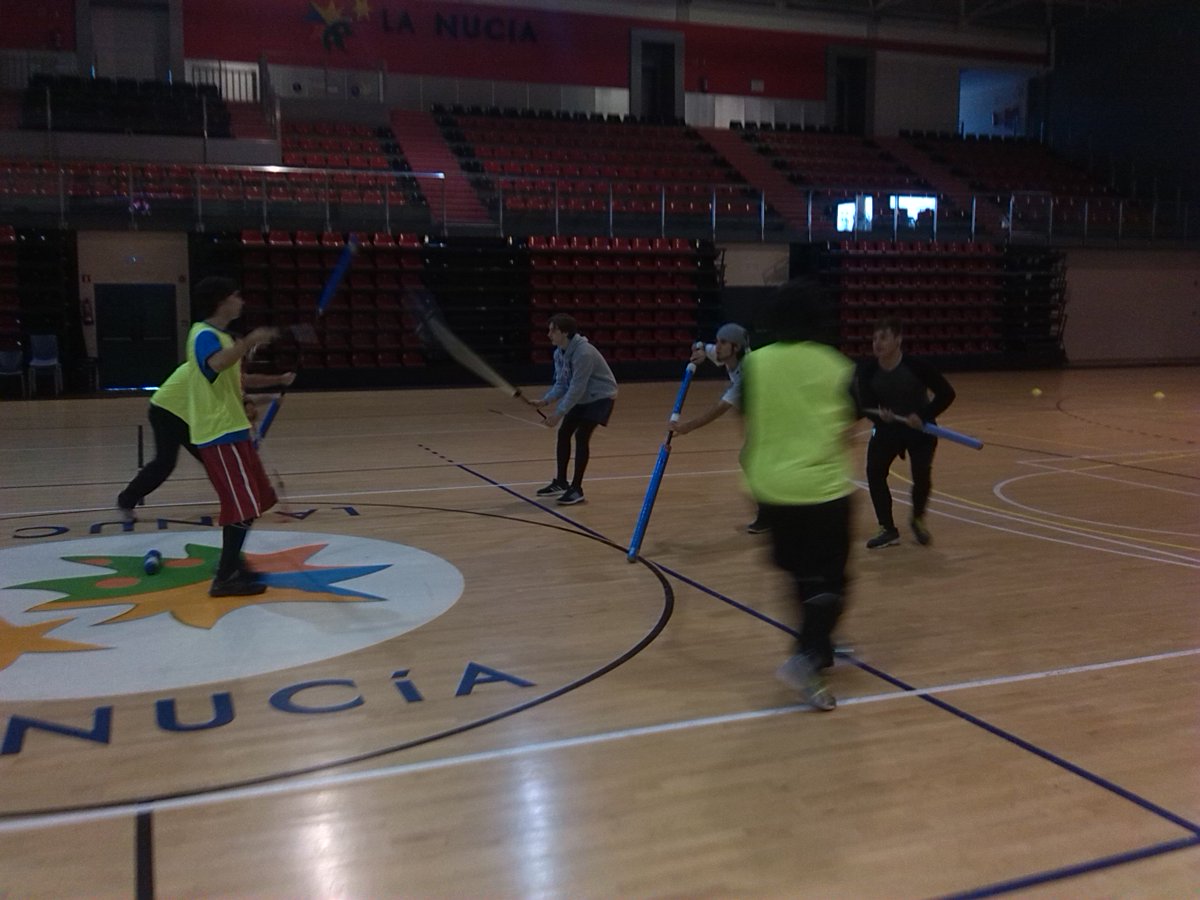 Último entrenamientos antes de la IV Winter Cup en Molina del Segura (Murcia).