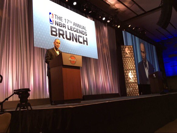 NBAalumni's tweet photo. Excited to have Ernie Johnson host the #NBALegendsBrunch! https://t.co/y5Lw95WLoo