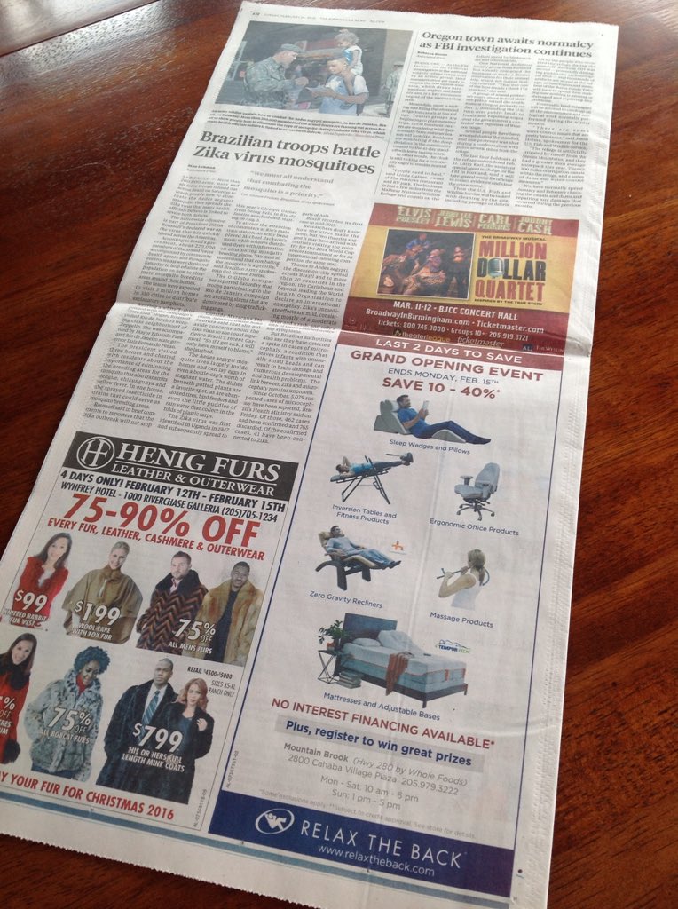 Last two days of our Grand Opening Sale. Come see us.