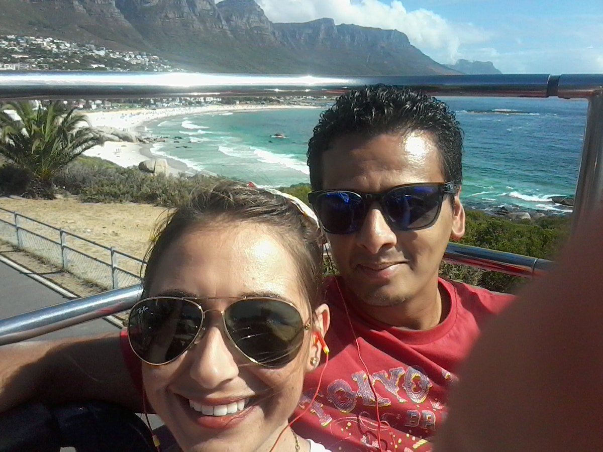 mjlikungfu's tweet photo. On @CapeTownRedBus in @CapeTown @allcapetown earlier wit wifey @Sa1ma_C #MagnificentView #CampsBay #ValentinesDay https://t.co/WCVT1nh2eL