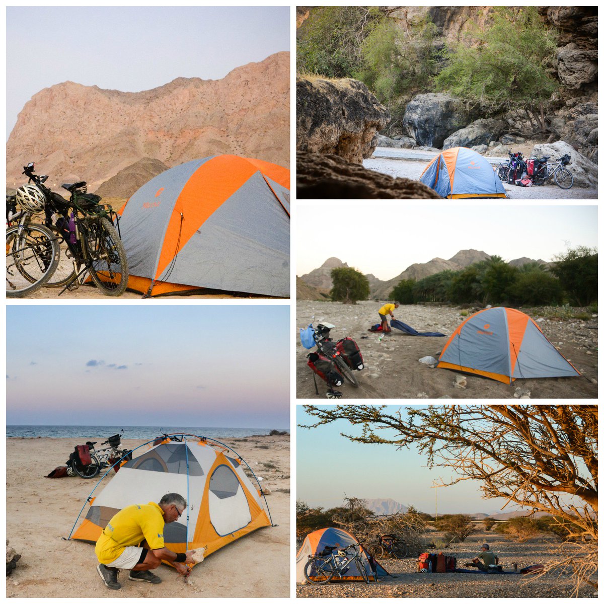 worldbiking's tweet photo. #Oman...perhaps the easiest place on earth for wild camping. https://t.co/q6xpOf2AUx