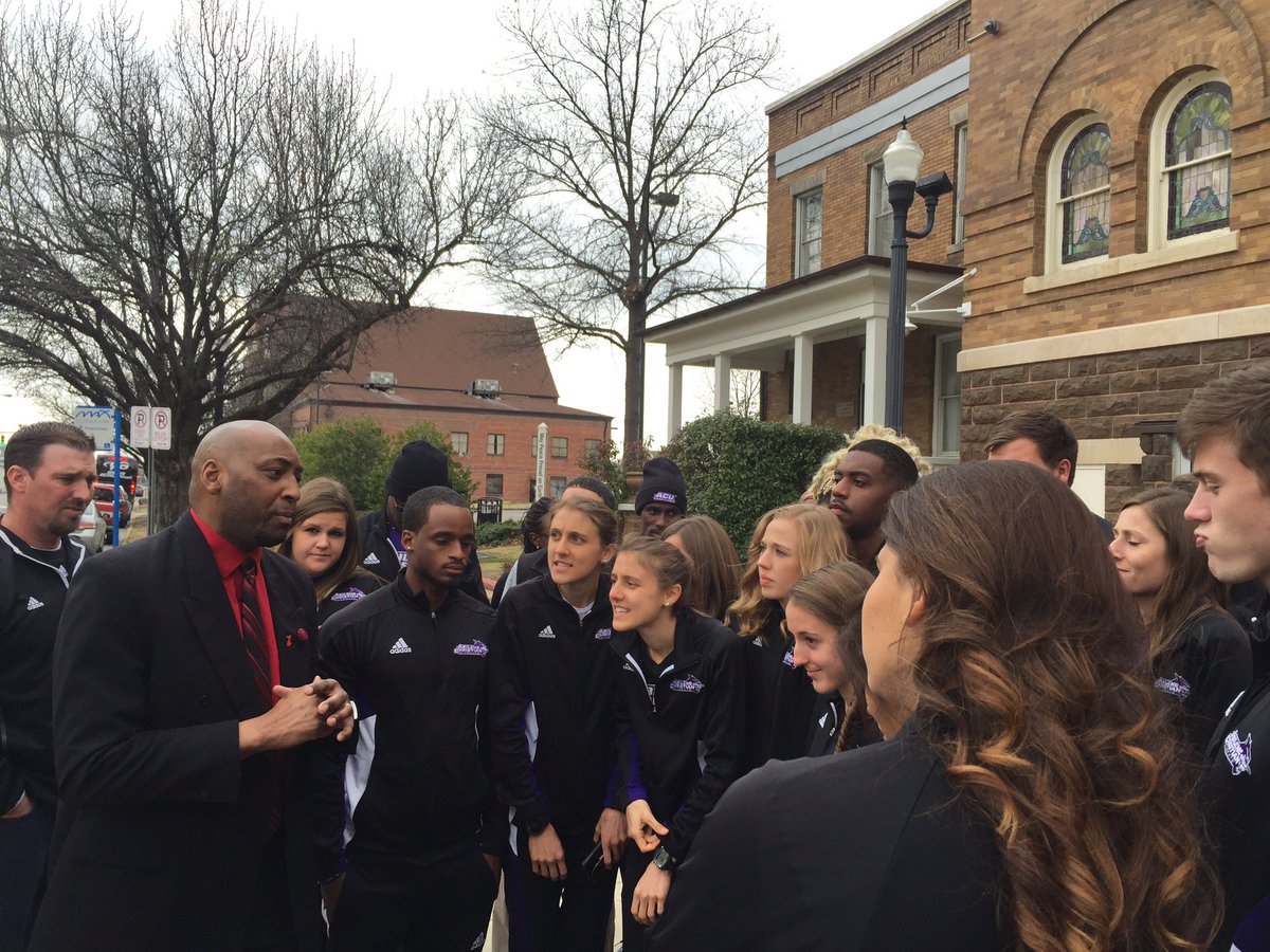 ACU_TFXC's tweet photo. So very grateful and blessed to have our team attend church today at Birmingham's historic 16th St. Baptist Church. https://t.co/PKBDzhz4D8