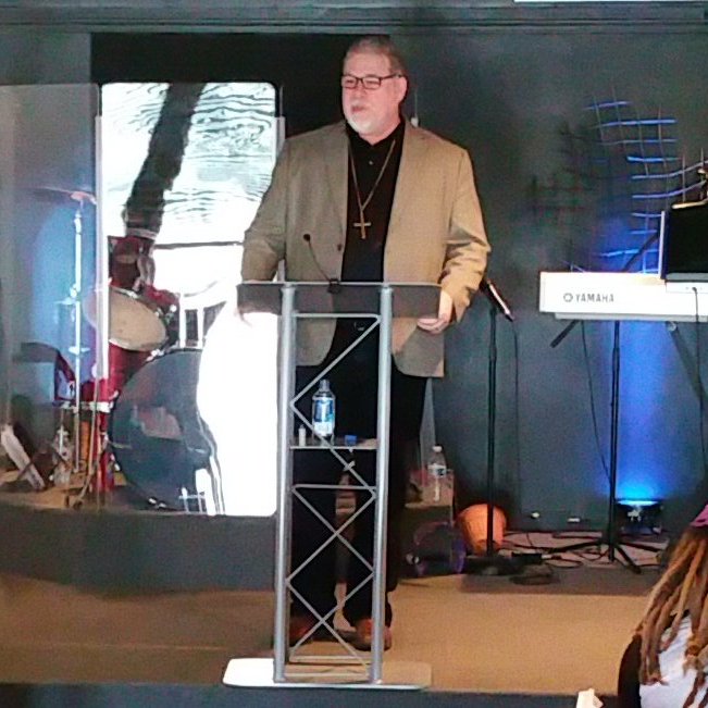 NewSeasonCF's tweet photo. Bishop Pierce is in the house! All the way here from New York State! #BishopsBack! #ActionChurch https://t.co/b87GIR5mgf