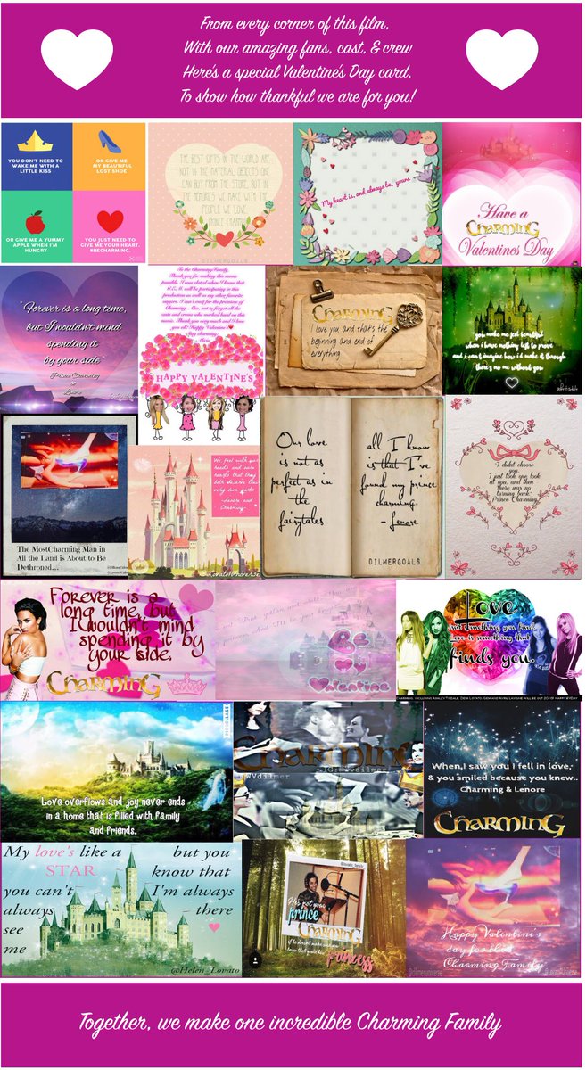 A very happy #VDay to the amazing #CharmingFamily! Here's a small testament to how grateful we are for all of you!