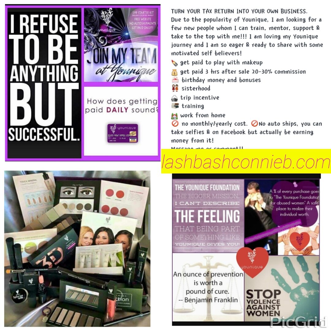 lashbashcnb's tweet photo. #joinmyteam #younique #success #bossbabe #lashbashconnieb #paiddaily #financialfreedom https://t.co/UTTnWNKruL