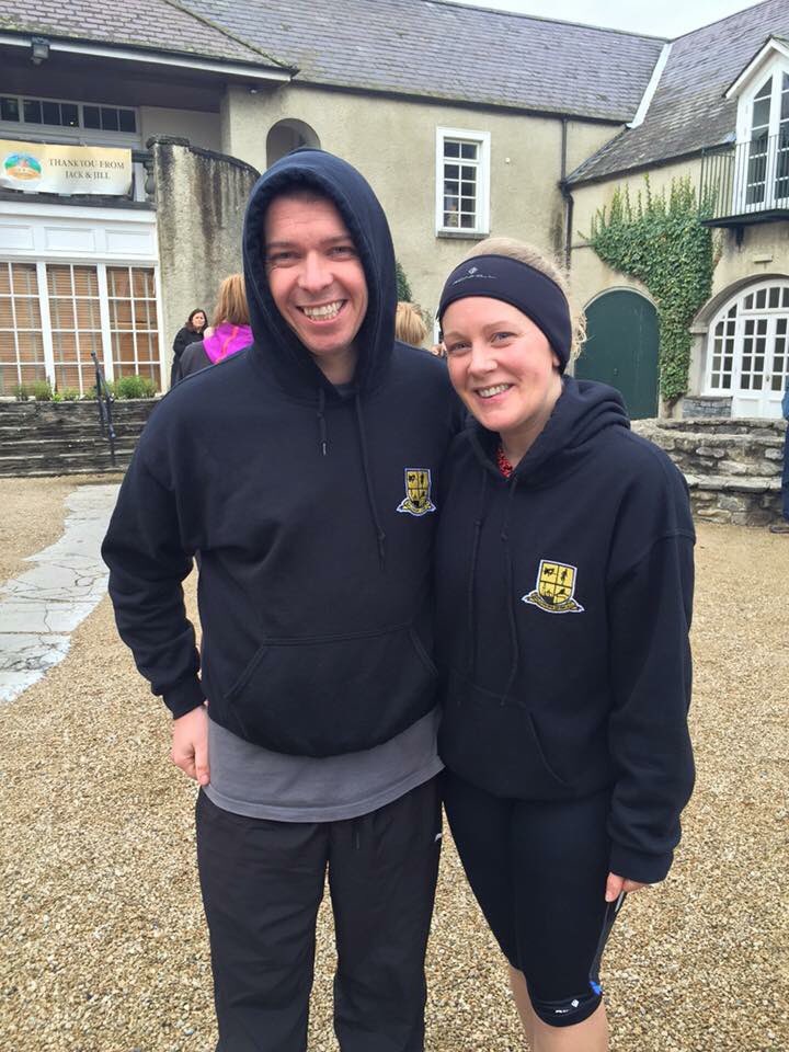 Well done to Sarah Ahern + @KevinOKeeffe2 who represented the club in yesterday's @mountjuliet half-marathon.