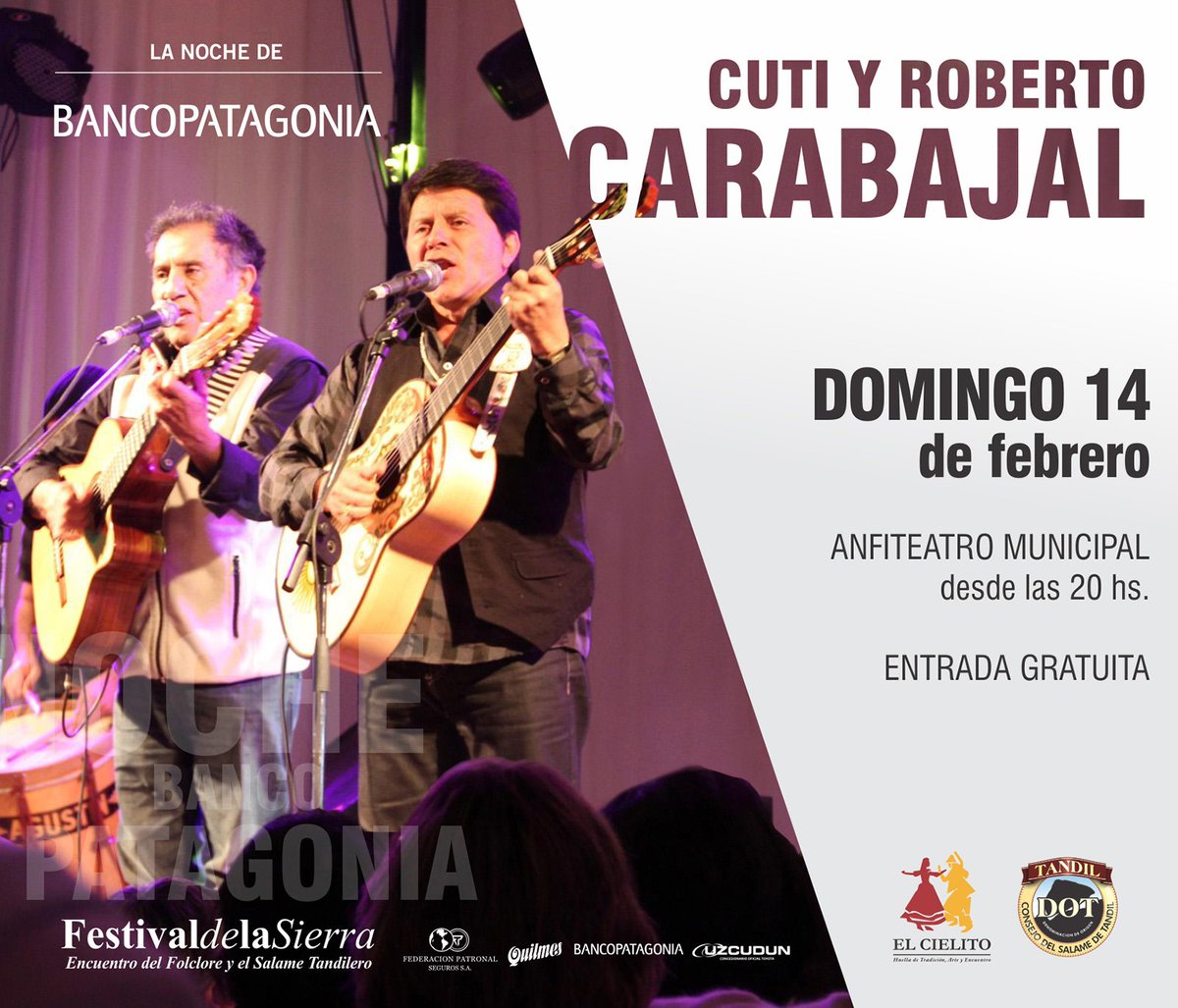 ConsejoDOT's tweet photo. Hoy noche de cierre #FestivaldelaSierra a partir de las 20 hs! #Picadas #Fogones #BocadiosGourmet #Feria #Folclore https://t.co/K55zZ4vnhr