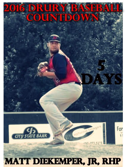DruryBaseball's tweet image. #5days drurypanthers.com/index.aspx?pat… @diek_32 #TeamOfOne