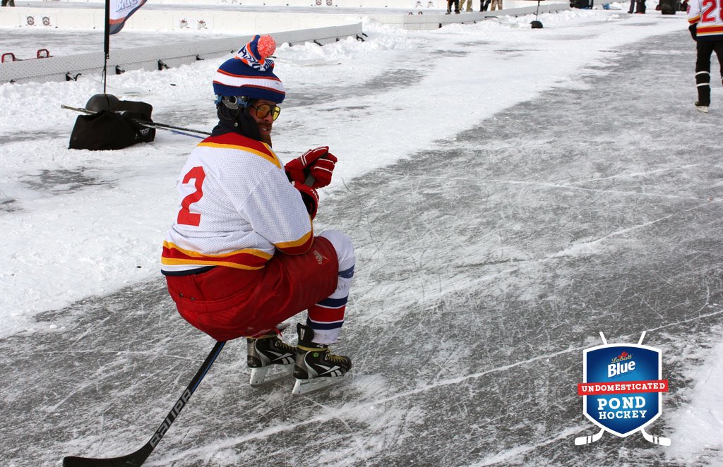 LabattUSA's tweet photo. It’s not weird. It’s #undomesticated. @PndHckyClassic #CheersToHockey #lcphc https://t.co/U1Q6ZC5E4O