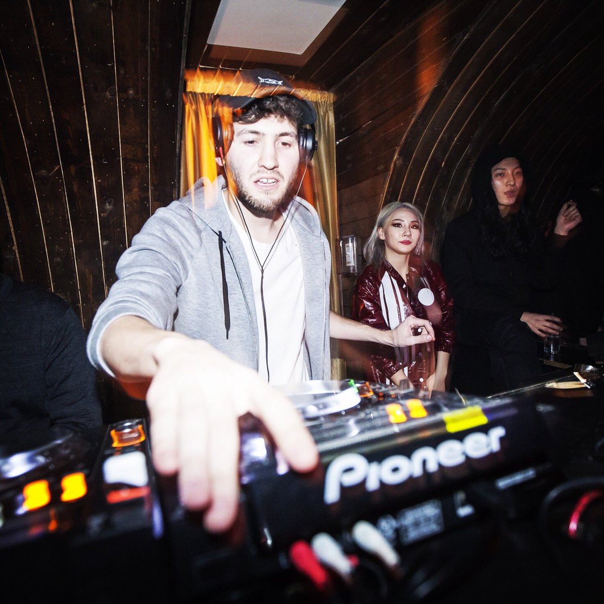 baauer's tweet image. afterparty last night @AlexanderWangNY @chaelinCL