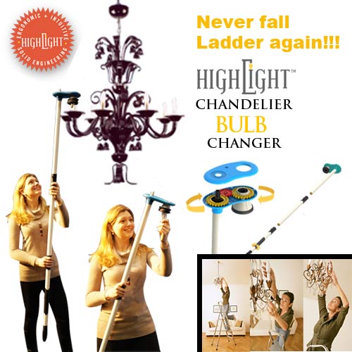 Hard to reach Bulb? Never climb a ladder again! #Crowdfunding #Highlight #Kickstarter kck.st/1Jcnaxg