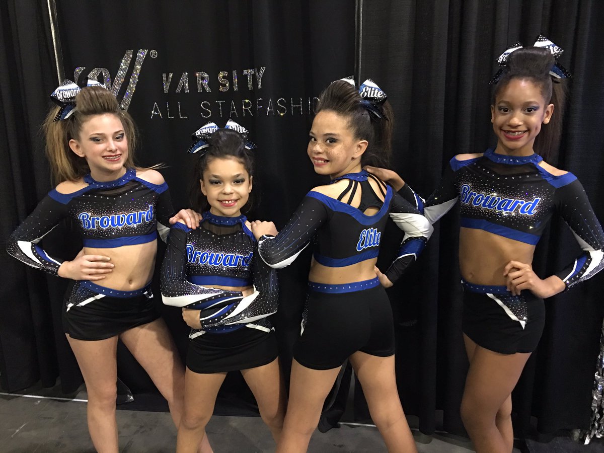 Broward Elite looking sharp in their new couture uniforms!