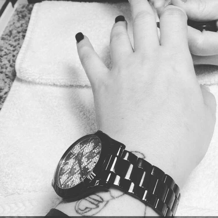 Cortnyann's tweet photo. Decided to get pampered today #BecauseICan #SingleLife #AllBlackErThang #JustLikeMyHeart https://t.co/BkjHVIJLwB