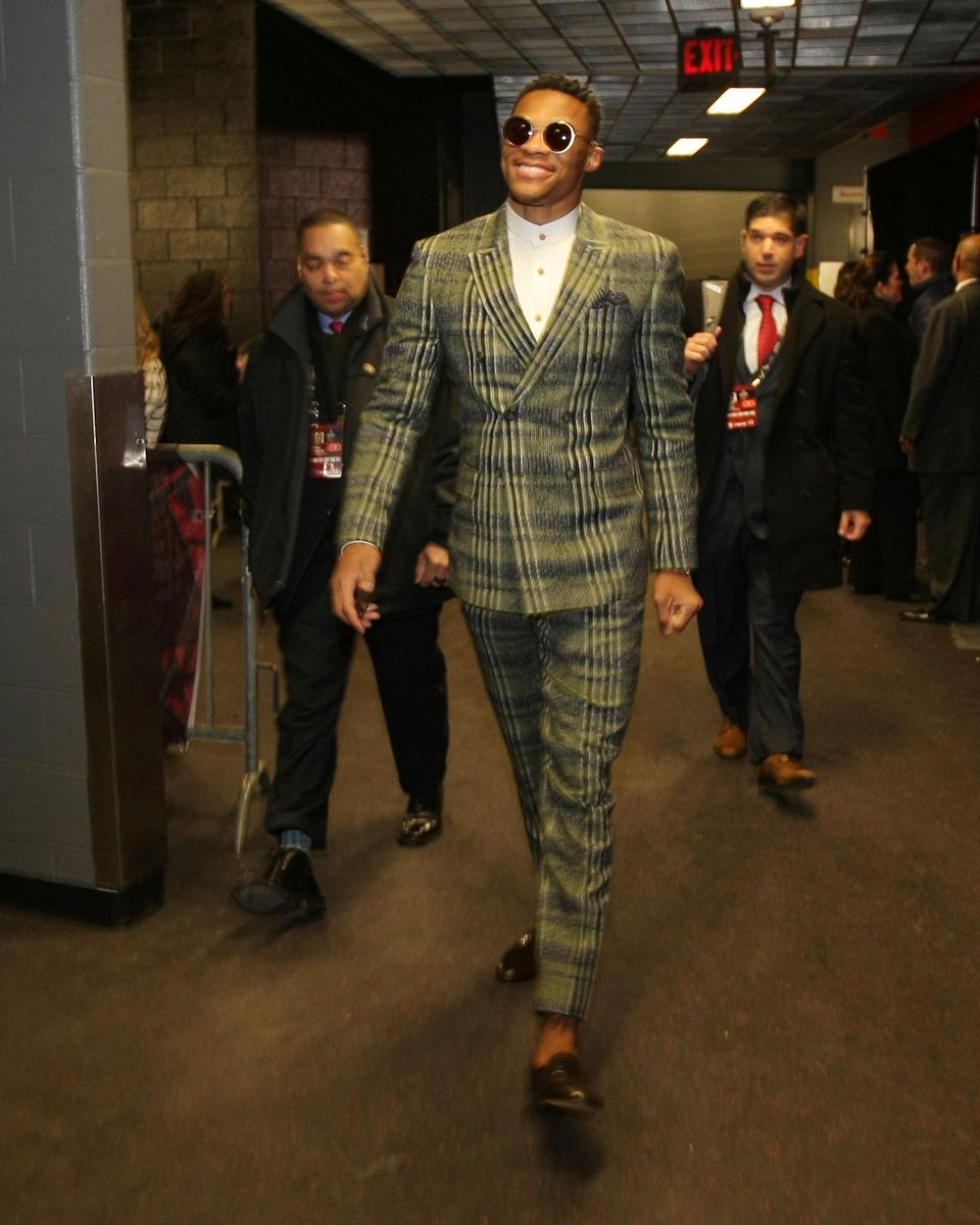 MattyChaps's tweet photo. “@SportsCenter: Russell Westbrook strolling into the All-Star Game like.... https://t.co/Y4kK81bsls” @Scottywilk you know that walk