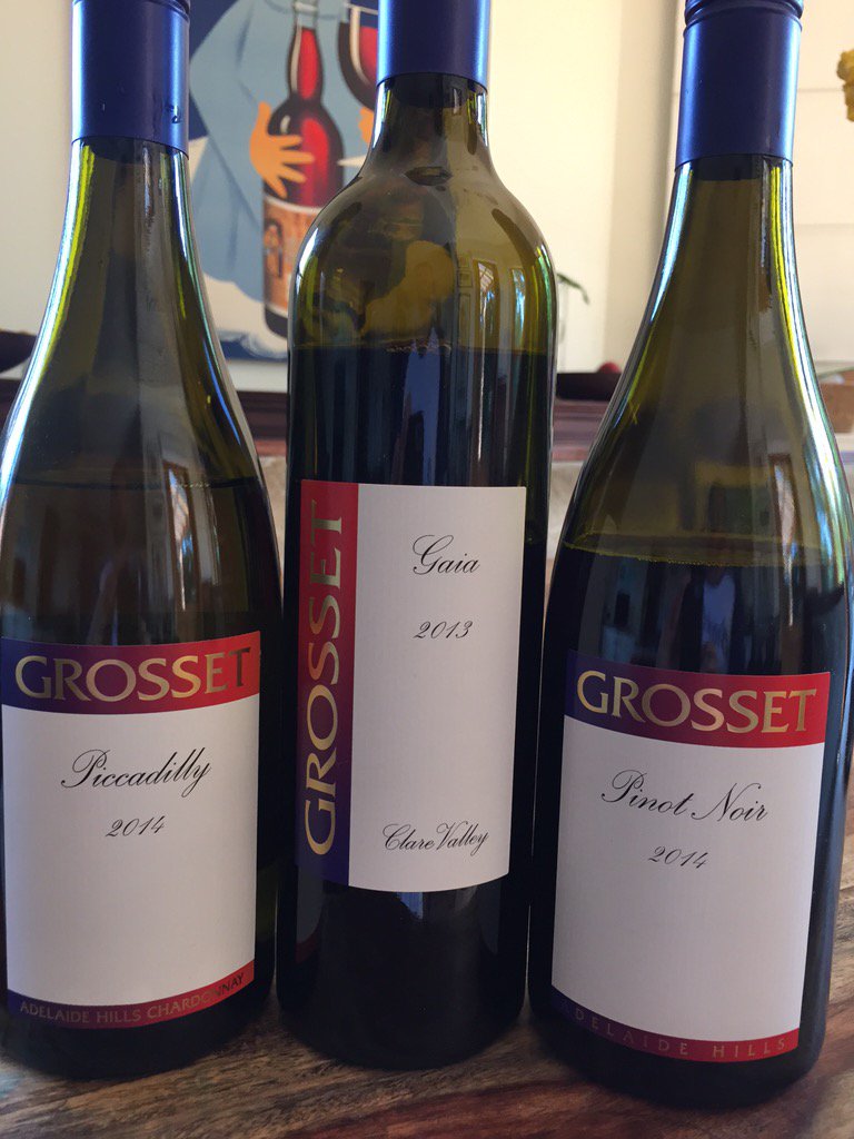 Great start for the week tasting the delicious new wines from jeff grosset #clarevalley #grossetgaia #pinotnoir