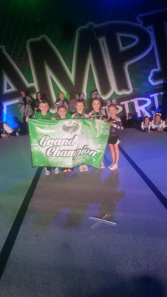 myteamchampion's tweet photo. Congratulations Royalty Athletics Kings & Queens on taking home the Level 1 Grand Champion award! #CSGdells https://t.co/JwjQzxkxky