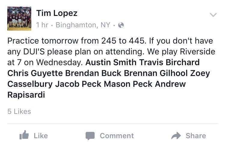 heyTyArnold's tweet photo. This guy is a disgrace to high school basketball. #firelopez #gometeors #classy https://t.co/f870ApxvF3