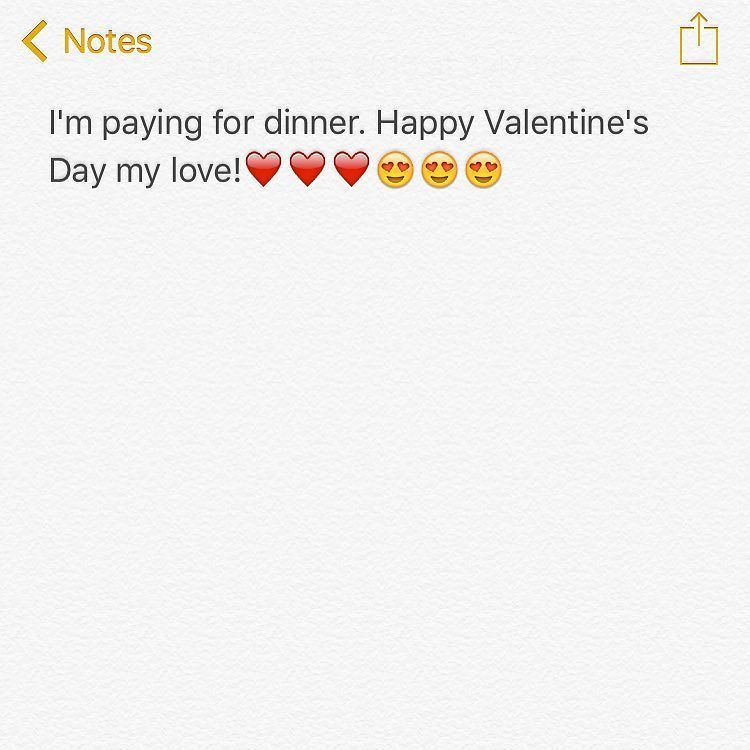 angel_lee_long's tweet photo. I left dinner to go to the bathroom and sneaky Long said I had a message on my phone ... it was this. ๐ #longoverduโฆ https://t.co/WKPvBXH2nD