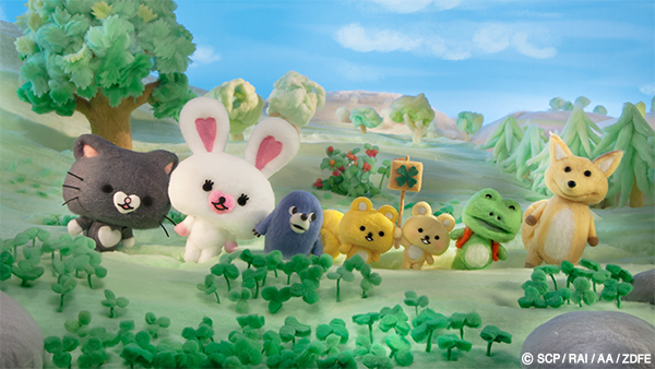 うさぎのモフィ公式 今日のモフィアニメは よつばのクローバー 今日は森の仲間達とよつばのクローバー さがし でも あれれ 見つかったフォクシーのクローバーは本当によつば Nhk Eテレ 6 40 17 毎週月曜日放送中 T Co 62fgggdcxr