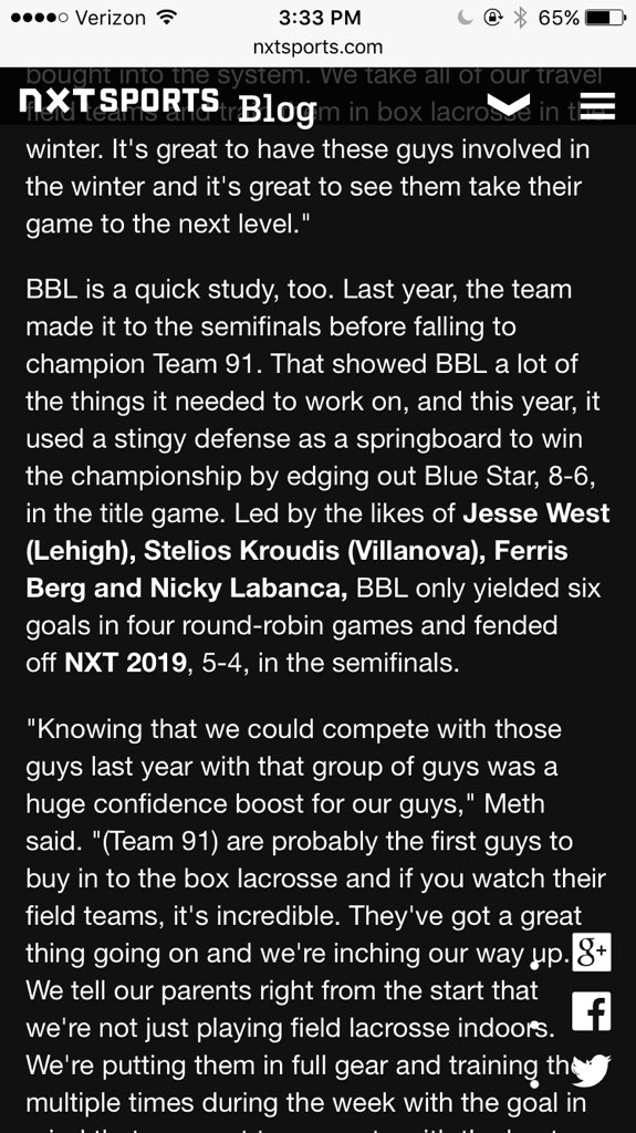 Fberger21's tweet photo. Me and my boy @lax40nicky getting a callout from this weekend. Great tourney boys🏆 @BBLelite https://t.co/KIoQ2bEim0
