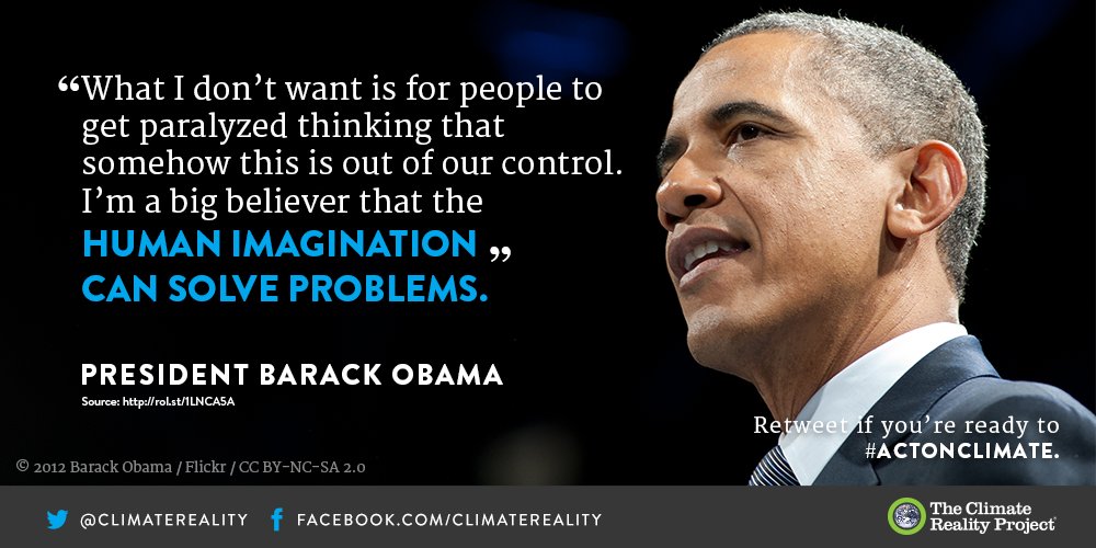 ClimateReality's tweet photo. Climate change is a problem caused by humans that can be solved by humans. Retweet if you agree! https://t.co/eHm7IFOhqS