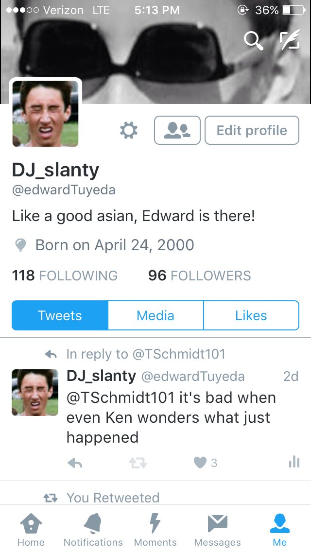 Edward_Uyeda's tweet image. @dev_brandt : We should give each other nicknames
Me: