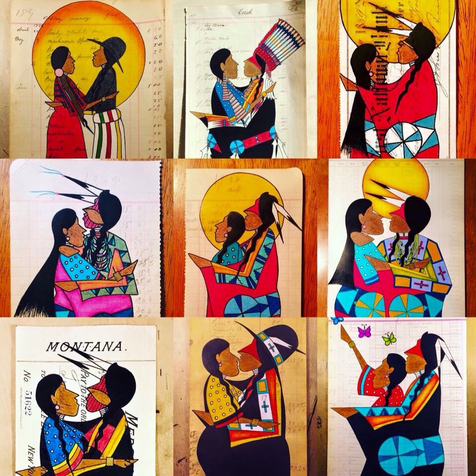 #Goals #NativeValentinesDay s/o to artist John Isaiah Pepion