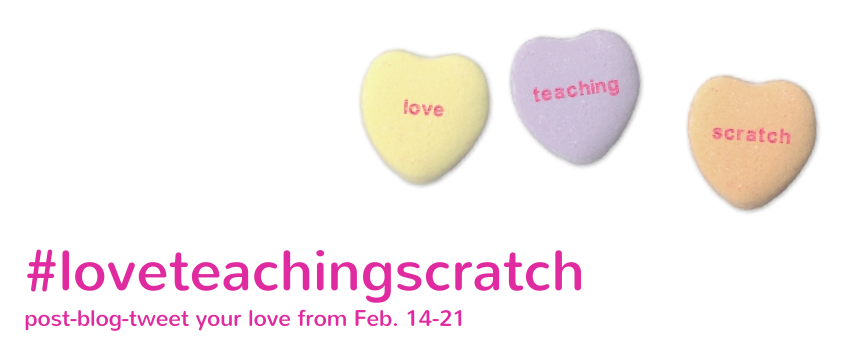 HGSE_CCL's tweet image. This Valentine's week, share why you love teaching with Scratch. #loveteachingscratch