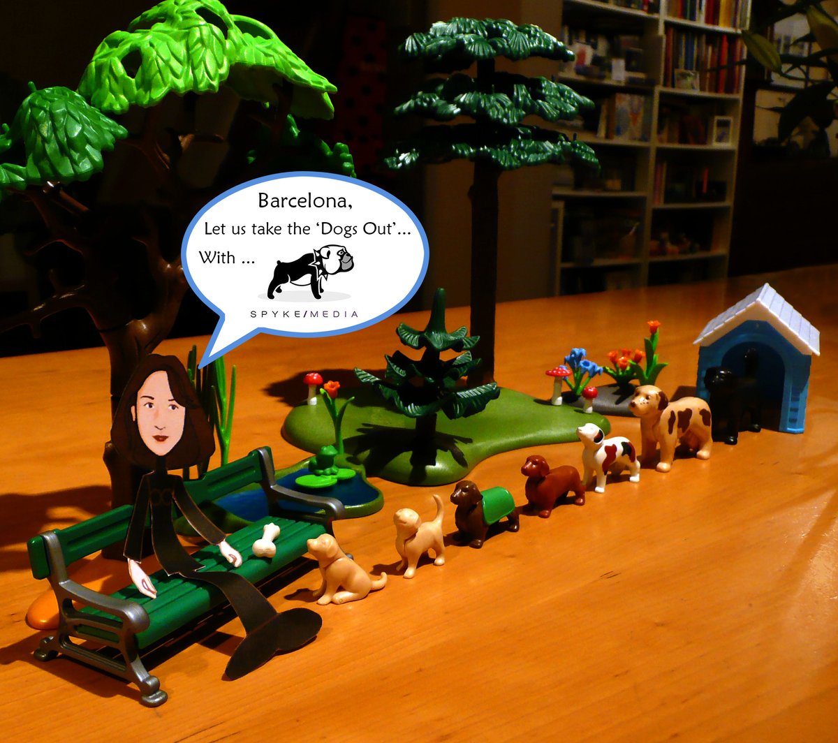 carin_c's tweet image. My logo/avatar would also LOVE to take the dogs out in Barcelona! Please...? #DogsOut #SpykeMedia #MWC16 @SpykeMedia